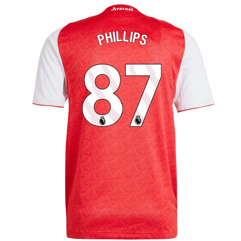Danxen Kinder Bowen Phillips #87 Rot Weiß Heimtrikot Trikot 2025/26 T-Shirt Österreich