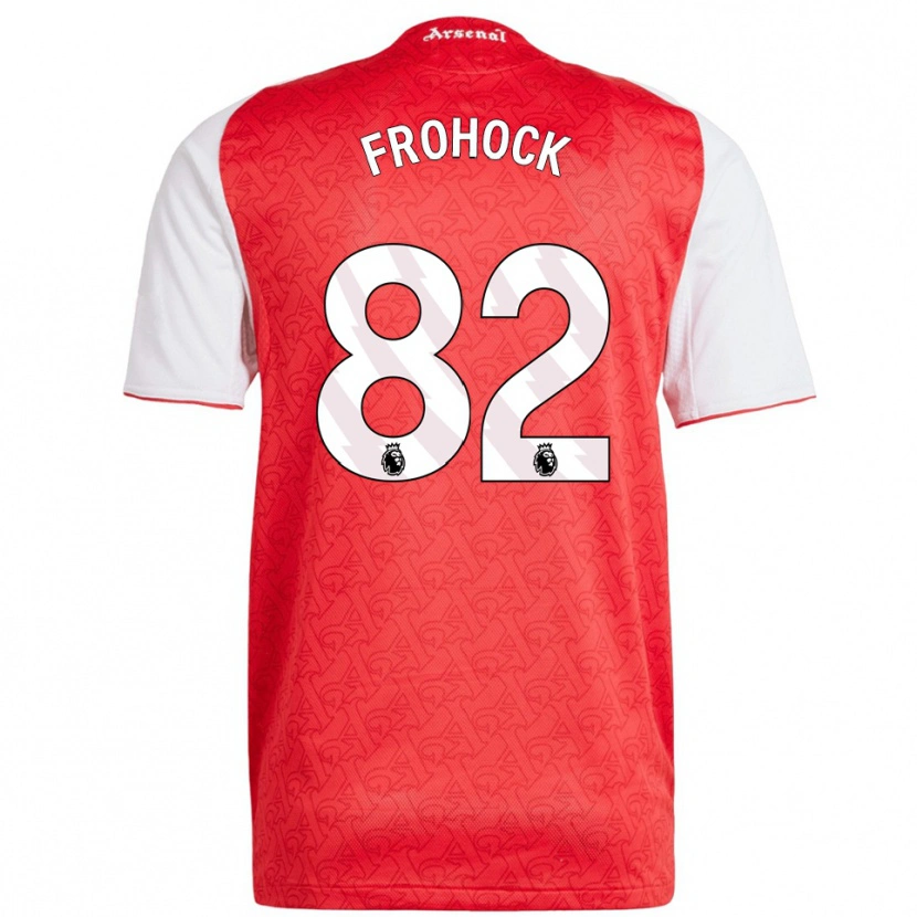 Danxen Kinder Marley Frohock #82 Rot Weiß Heimtrikot Trikot 2025/26 T-Shirt Österreich