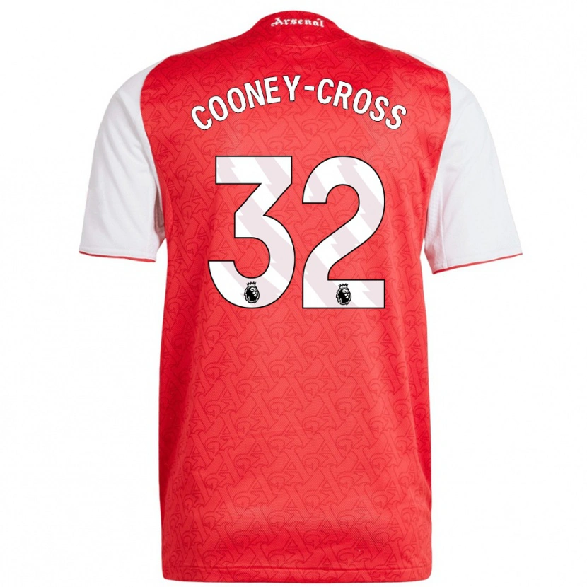 Danxen Kinder Kyra Cooney-Cross #32 Rot Weiß Heimtrikot Trikot 2025/26 T-Shirt Österreich