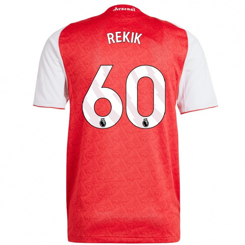 Danxen Kinder Omar Rekik #60 Rot Weiß Heimtrikot Trikot 2025/26 T-Shirt Österreich