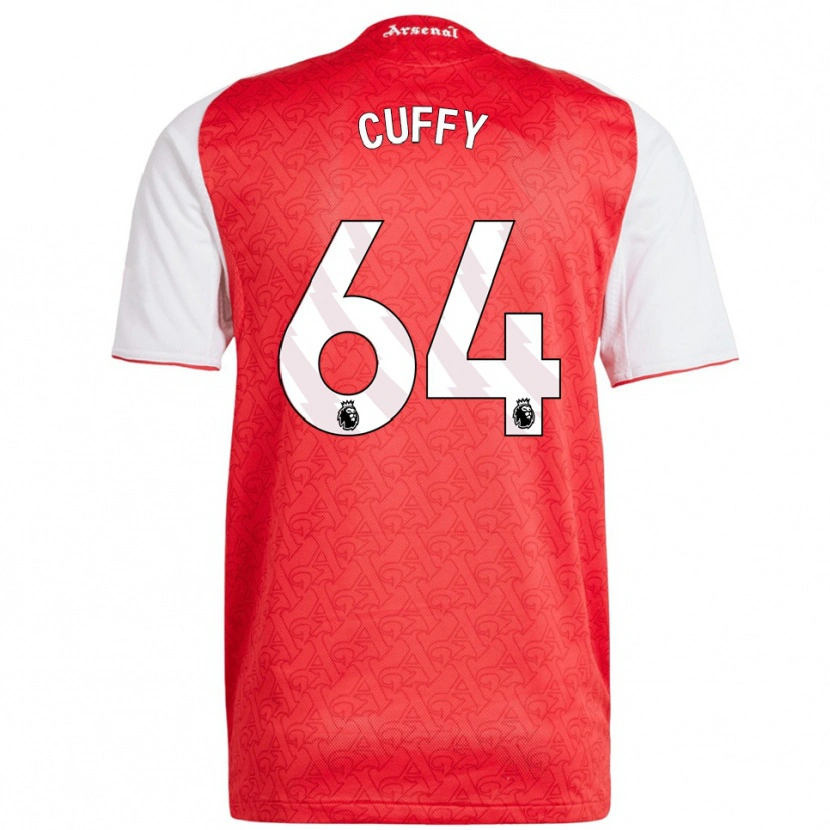 Danxen Kinder Brooke Norton Cuffy #64 Rot Weiß Heimtrikot Trikot 2025/26 T-Shirt Österreich