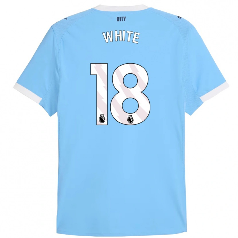 Danxen Kinder Ellen White #18 Himmelblau Weiß Heimtrikot Trikot 2025/26 T-Shirt Österreich