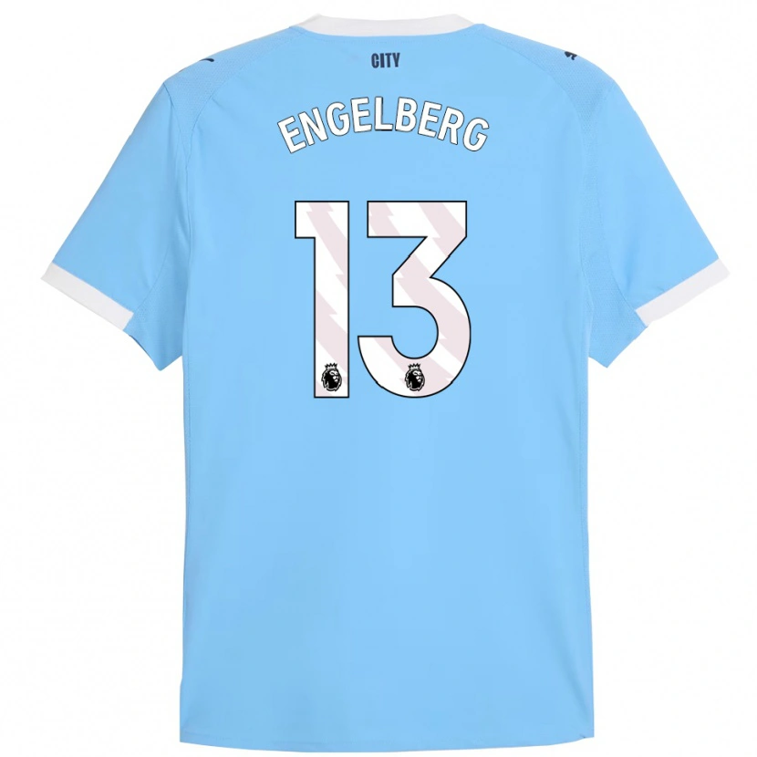 Danxen Kinder Stavros Engelberg #13 Himmelblau Weiß Heimtrikot Trikot 2025/26 T-Shirt Österreich