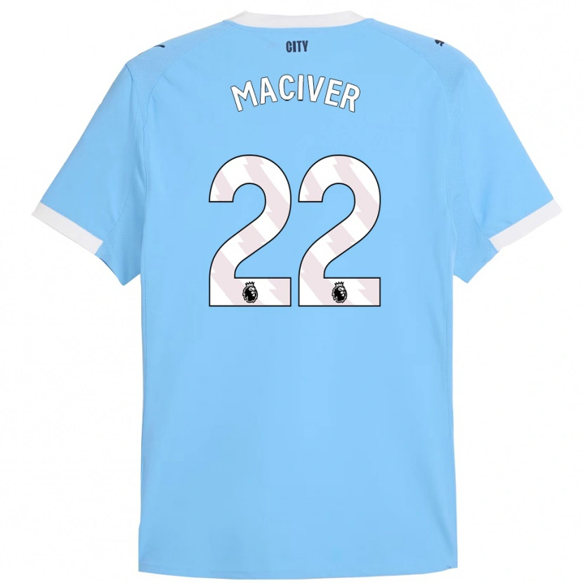 Danxen Kinder Sandy Maciver #22 Himmelblau Weiß Heimtrikot Trikot 2025/26 T-Shirt Österreich
