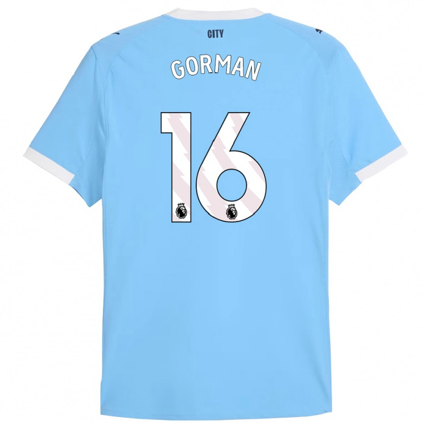 Danxen Kinder Finlay Gorman #16 Himmelblau Weiß Heimtrikot Trikot 2025/26 T-Shirt Österreich