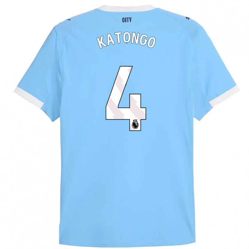 Danxen Kinder Jadel Katongo #4 Himmelblau Weiß Heimtrikot Trikot 2025/26 T-Shirt Österreich