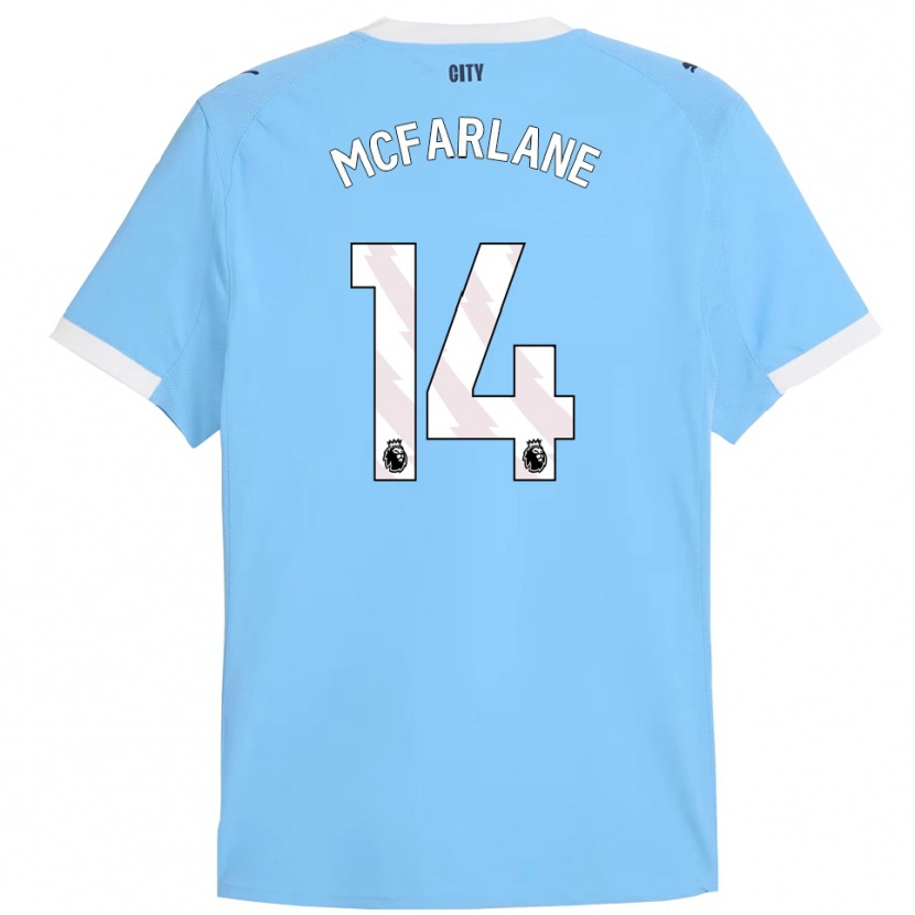 Danxen Kinder Christian Mcfarlane #14 Himmelblau Weiß Heimtrikot Trikot 2025/26 T-Shirt Österreich