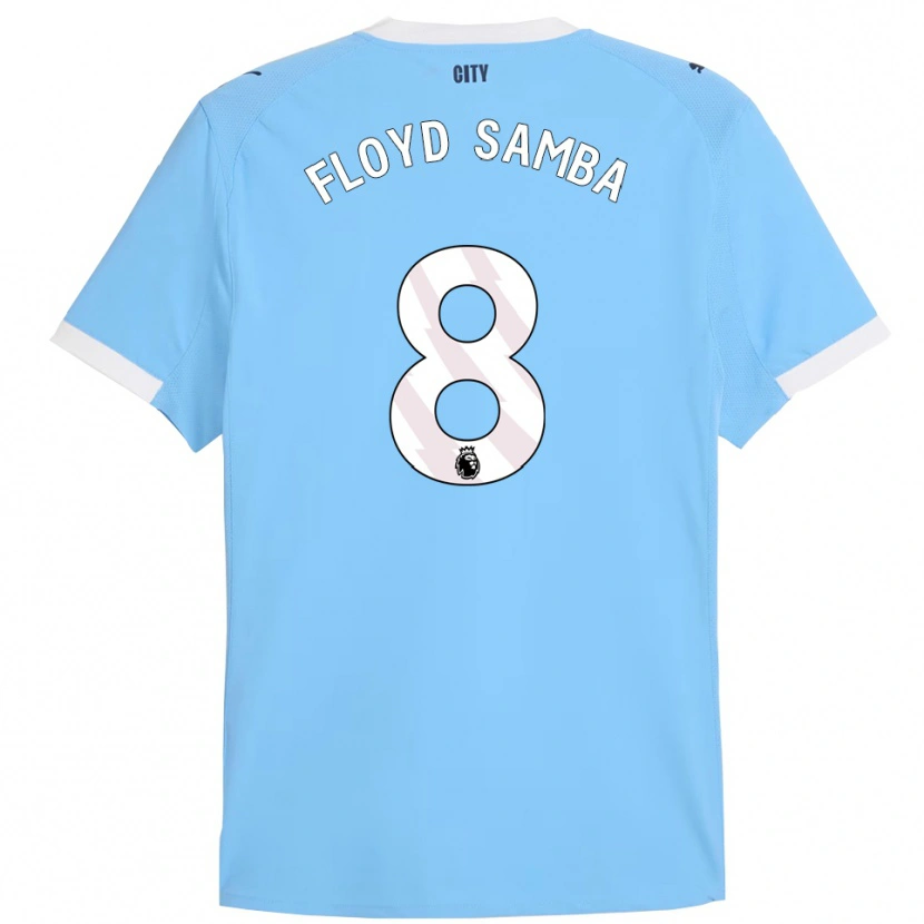 Danxen Kinder Floyd Samba #8 Himmelblau Weiß Heimtrikot Trikot 2025/26 T-Shirt Österreich