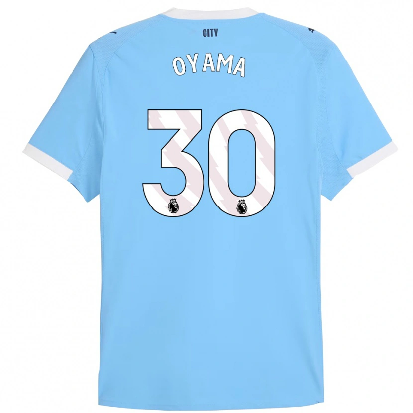 Danxen Kinder Aemu Oyama #30 Himmelblau Weiß Heimtrikot Trikot 2025/26 T-Shirt Österreich