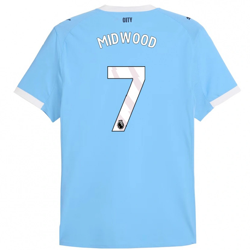 Danxen Kinder Kylan Midwood #7 Himmelblau Weiß Heimtrikot Trikot 2025/26 T-Shirt Österreich
