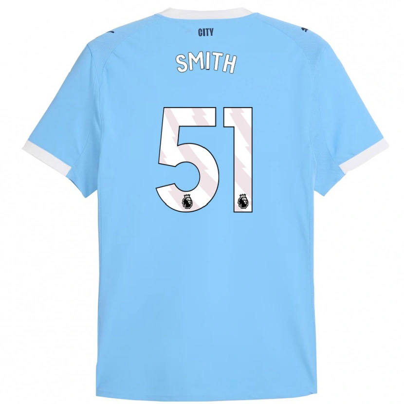 Danxen Kinder Isaac Smith #51 Himmelblau Weiß Heimtrikot Trikot 2025/26 T-Shirt Österreich