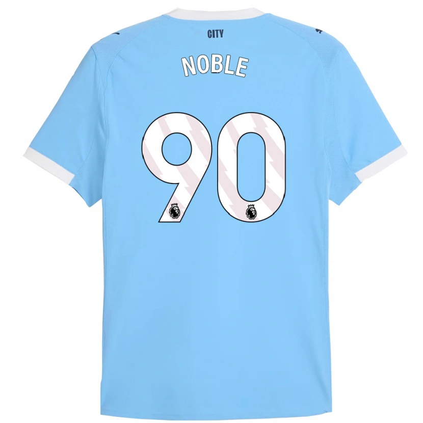Danxen Kinder Kian Noble #90 Himmelblau Weiß Heimtrikot Trikot 2025/26 T-Shirt Österreich