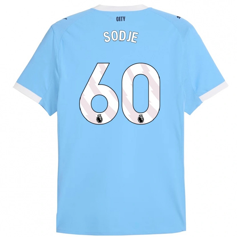 Danxen Kinder Tai Sodje #60 Himmelblau Weiß Heimtrikot Trikot 2025/26 T-Shirt Österreich