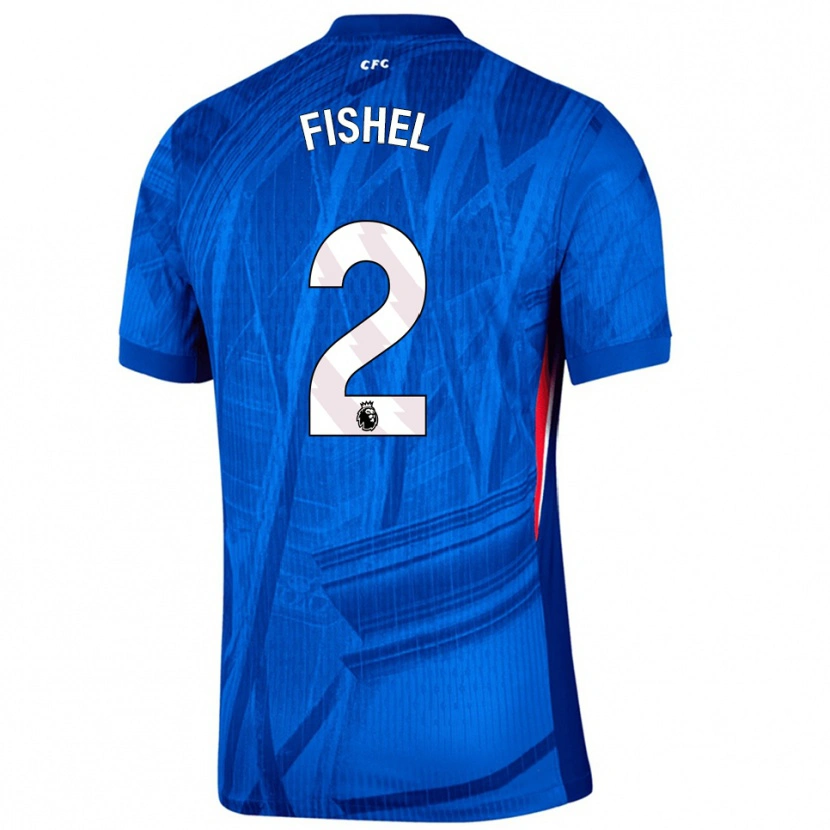 Danxen Kinder Mia Fishel #2 Blau Weiß Heimtrikot Trikot 2025/26 T-Shirt Österreich
