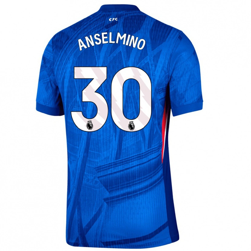 Danxen Kinder Aarón Anselmino #30 Blau Weiß Heimtrikot Trikot 2025/26 T-Shirt Österreich