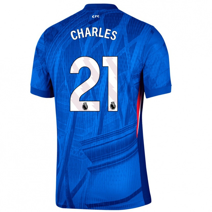 Danxen Kinder Niamh Charles #21 Blau Weiß Heimtrikot Trikot 2025/26 T-Shirt Österreich