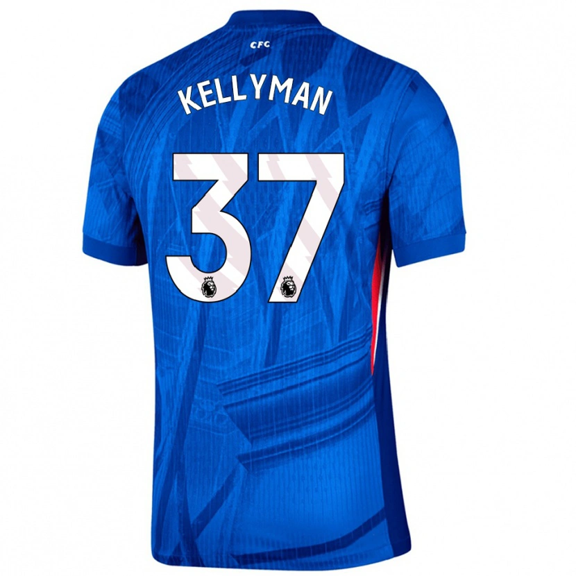 Danxen Kinder Omari Kellyman #37 Blau Weiß Heimtrikot Trikot 2025/26 T-Shirt Österreich