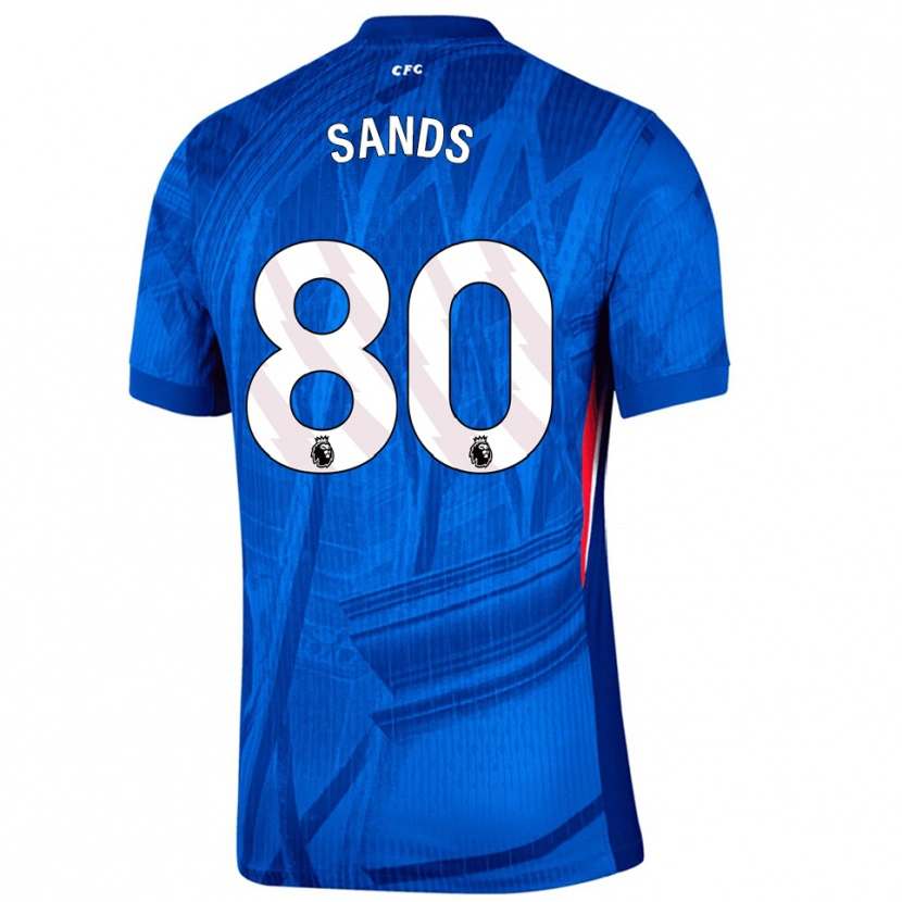 Danxen Kinder Hudson Sands #80 Blau Weiß Heimtrikot Trikot 2025/26 T-Shirt Österreich