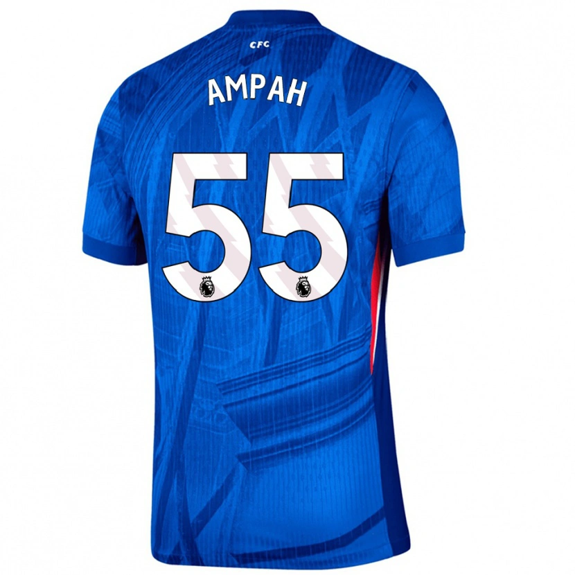 Danxen Kinder Ato Ampah #55 Blau Weiß Heimtrikot Trikot 2025/26 T-Shirt Österreich