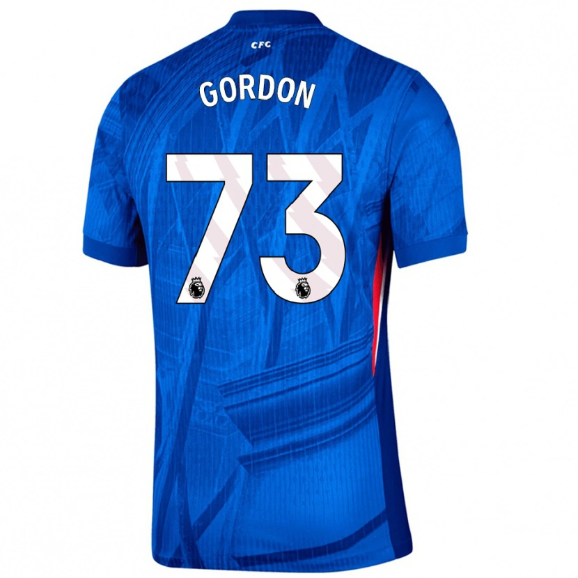 Danxen Kinder Sol Gordon #73 Blau Weiß Heimtrikot Trikot 2025/26 T-Shirt Österreich