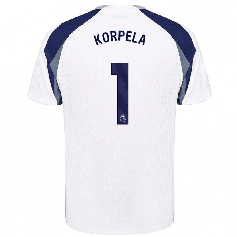 Danxen Kinder Tinja-Riikka Korpela #1 Weiß Marineblau Heimtrikot Trikot 2025/26 T-Shirt Österreich