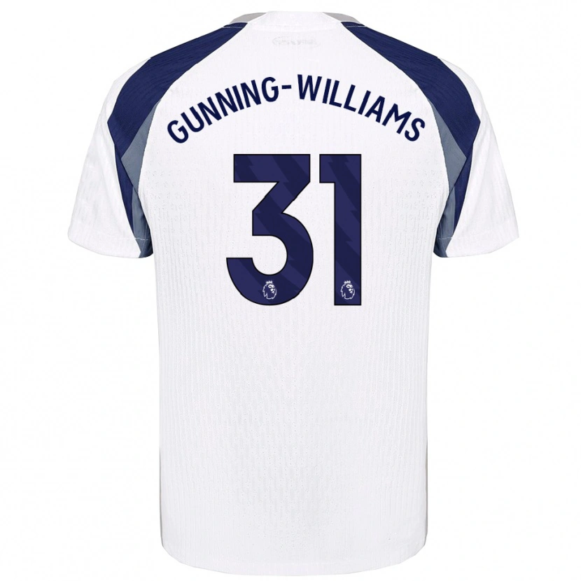 Danxen Kinder Lenna Gunning-Williams #31 Weiß Marineblau Heimtrikot Trikot 2025/26 T-Shirt Österreich