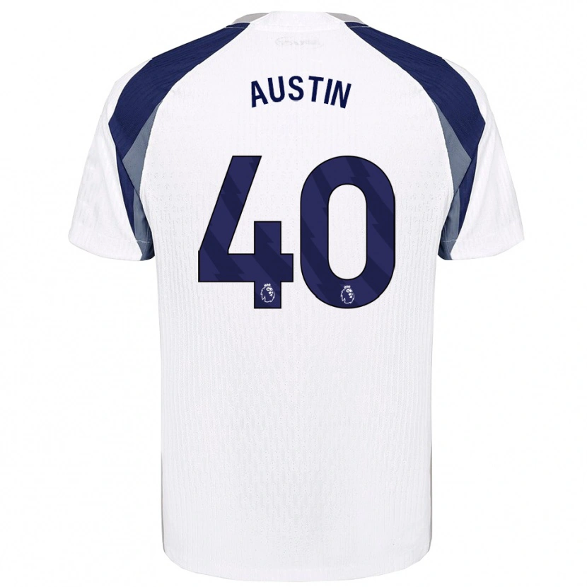 Danxen Kinder Brandon Austin #40 Weiß Marineblau Heimtrikot Trikot 2025/26 T-Shirt Österreich