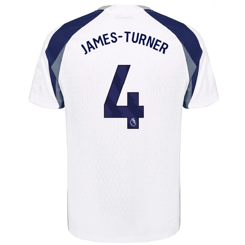 Danxen Kinder Amy James-Turner #4 Weiß Marineblau Heimtrikot Trikot 2025/26 T-Shirt Österreich