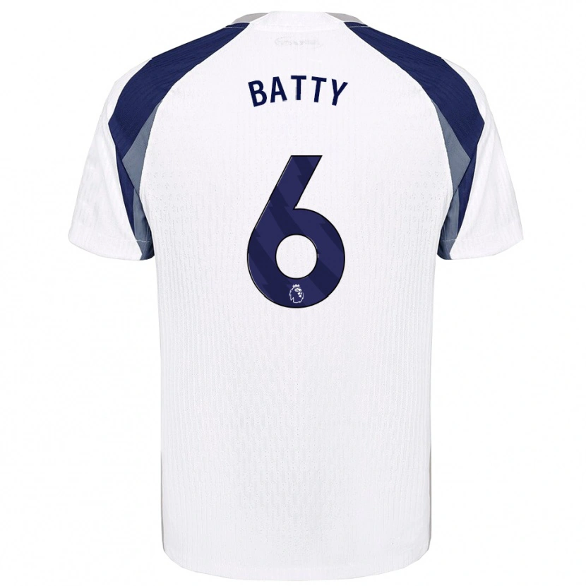 Danxen Kinder Dan Batty #6 Weiß Marineblau Heimtrikot Trikot 2025/26 T-Shirt Österreich