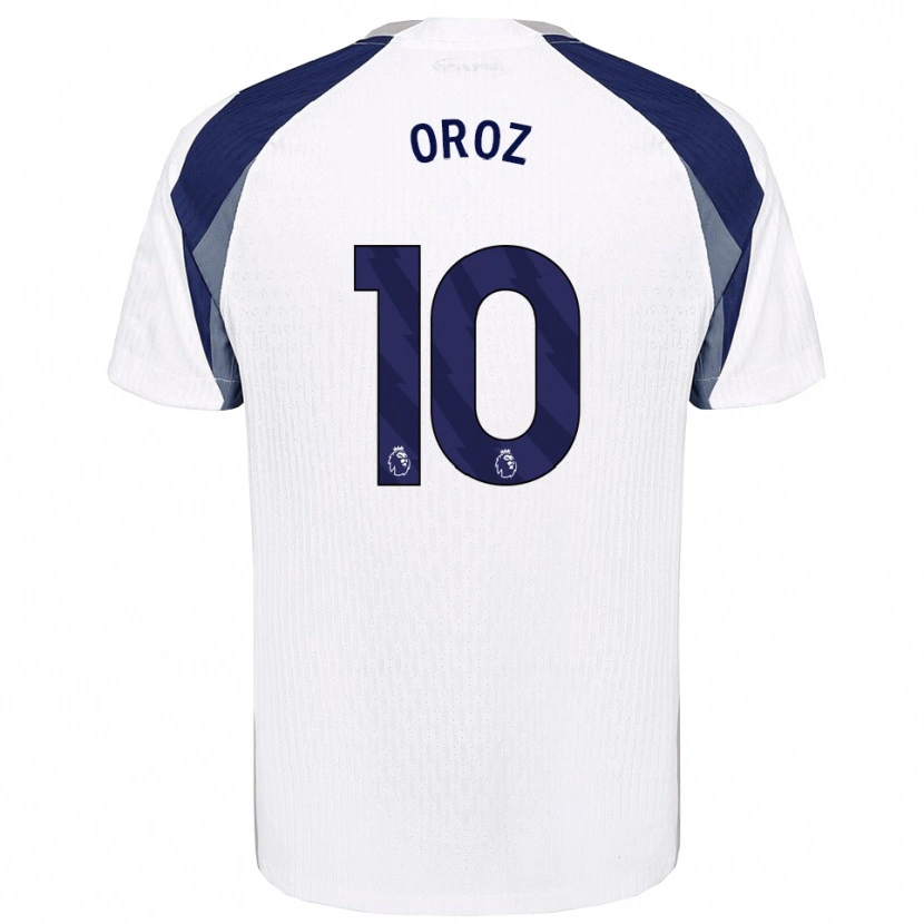 Danxen Kinder Maite Oroz #10 Weiß Marineblau Heimtrikot Trikot 2025/26 T-Shirt Österreich