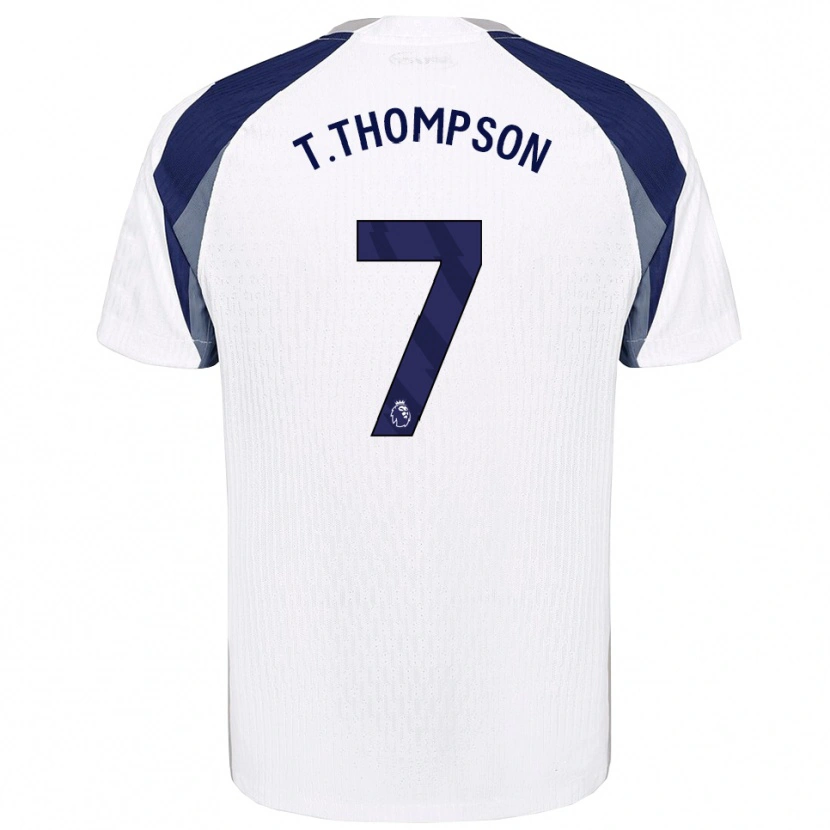 Danxen Kinder Tynan Thompson #7 Weiß Marineblau Heimtrikot Trikot 2025/26 T-Shirt Österreich