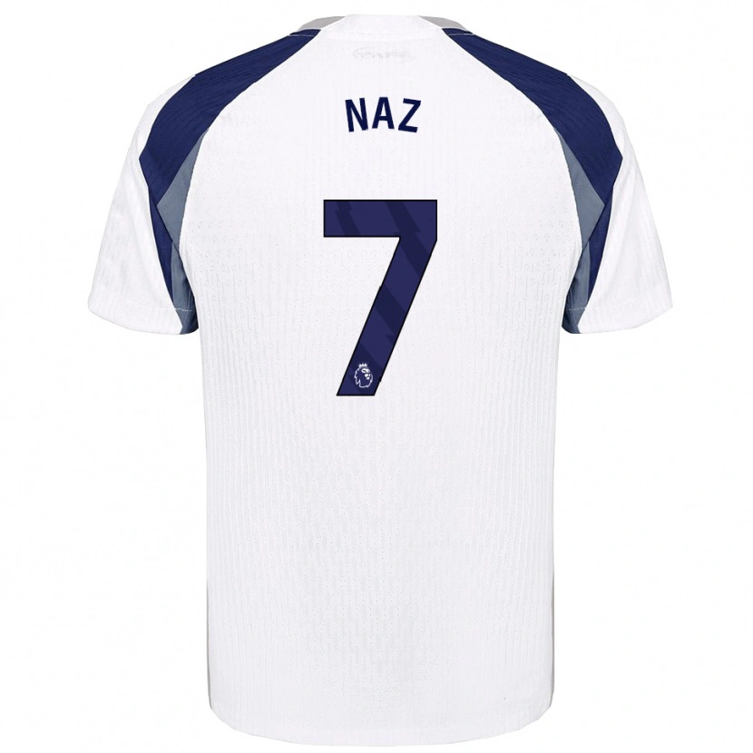 Danxen Kinder Jessica Naz #7 Weiß Marineblau Heimtrikot Trikot 2025/26 T-Shirt Österreich