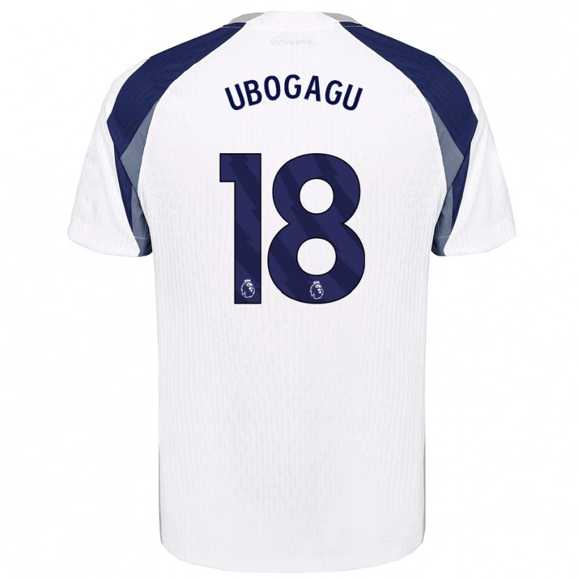 Danxen Kinder Chioma Ubogagu #18 Weiß Marineblau Heimtrikot Trikot 2025/26 T-Shirt Österreich