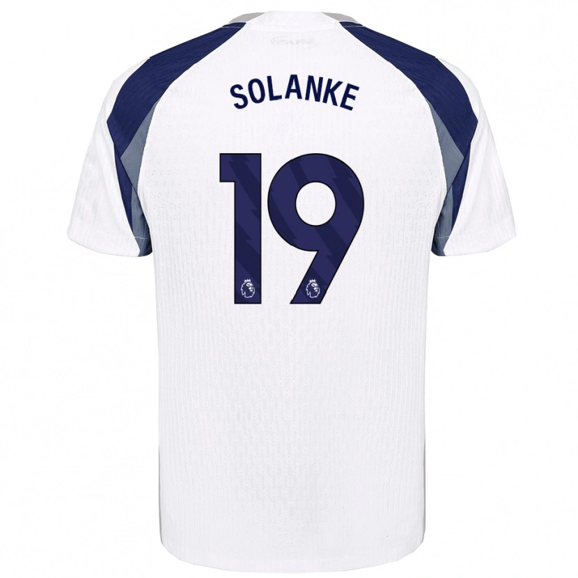 Danxen Kinder Dominic Solanke #19 Weiß Marineblau Heimtrikot Trikot 2025/26 T-Shirt Österreich