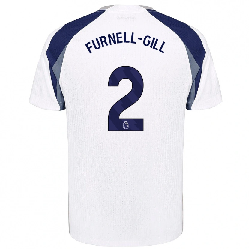 Danxen Kinder Luca Furnell-Gill #2 Weiß Marineblau Heimtrikot Trikot 2025/26 T-Shirt Österreich