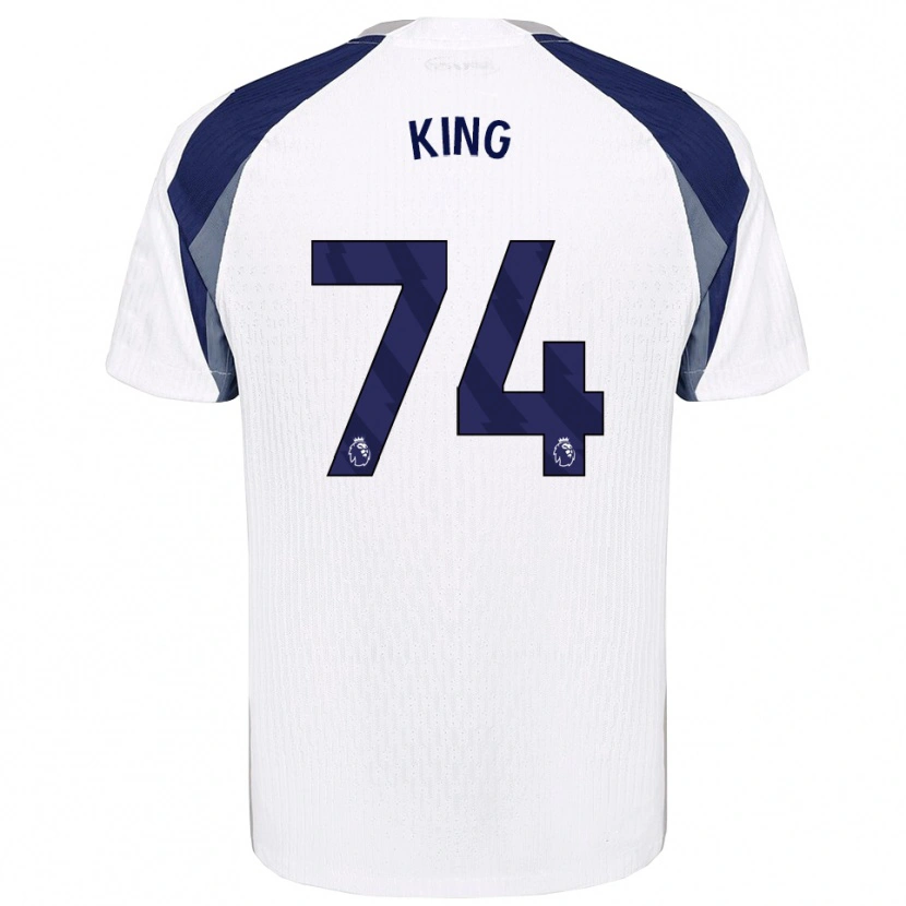 Danxen Kinder Maeson King #74 Weiß Marineblau Heimtrikot Trikot 2025/26 T-Shirt Österreich