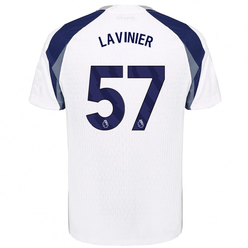 Danxen Kinder Marcel Lavinier #57 Weiß Marineblau Heimtrikot Trikot 2025/26 T-Shirt Österreich