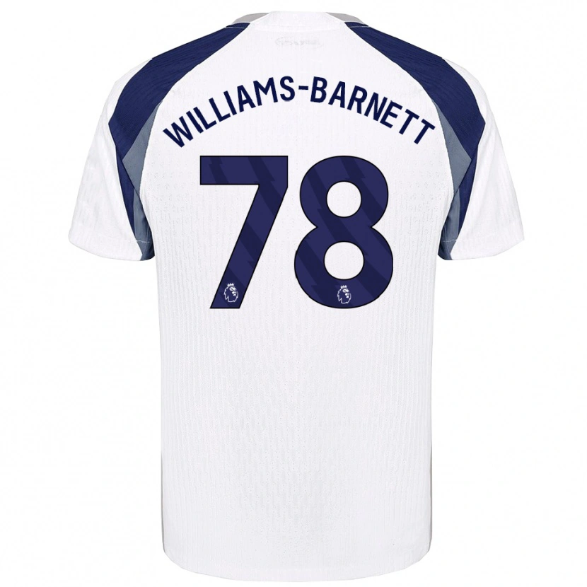 Danxen Kinder Lucá Williams-Barnett #78 Weiß Marineblau Heimtrikot Trikot 2025/26 T-Shirt Österreich