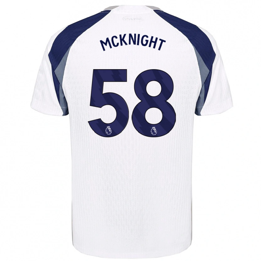Danxen Kinder Maxwell Mcknight #58 Weiß Marineblau Heimtrikot Trikot 2025/26 T-Shirt Österreich