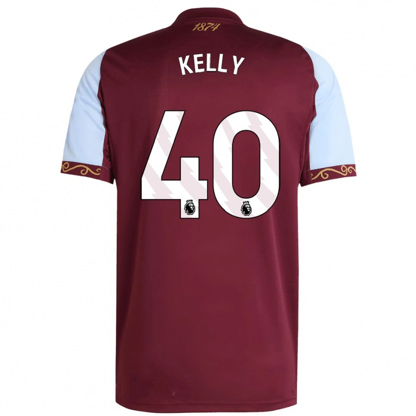 Danxen Kinder Soffia Kelly #40 Burgunderrot Himmelblau Heimtrikot Trikot 2025/26 T-Shirt Österreich