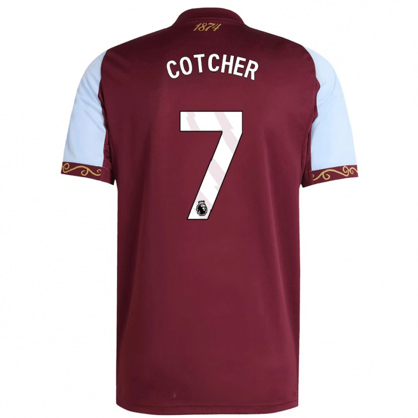 Danxen Kinder Mason Cotcher #7 Burgunderrot Himmelblau Heimtrikot Trikot 2025/26 T-Shirt Österreich