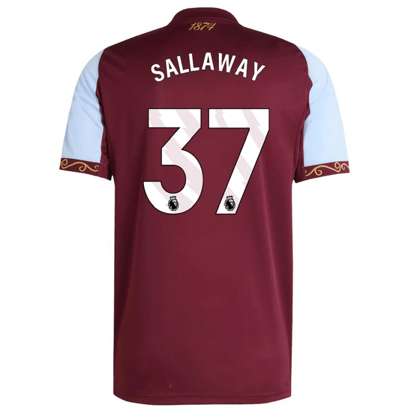 Danxen Kinder Lydia Sallaway #37 Burgunderrot Himmelblau Heimtrikot Trikot 2025/26 T-Shirt Österreich