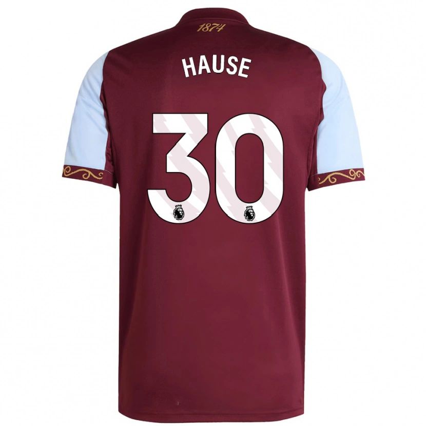Danxen Kinder Kortney Hause #30 Burgunderrot Himmelblau Heimtrikot Trikot 2025/26 T-Shirt Österreich