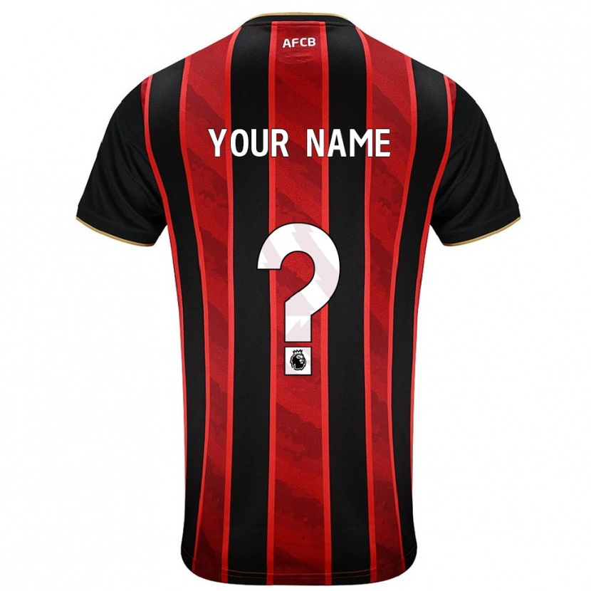 Danxen Kinder Ihren Namen #0 Rot Schwarz Heimtrikot Trikot 2025/26 T-Shirt Österreich