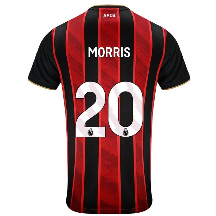 Danxen Kinder Caitlin Morris #20 Rot Schwarz Heimtrikot Trikot 2025/26 T-Shirt Österreich