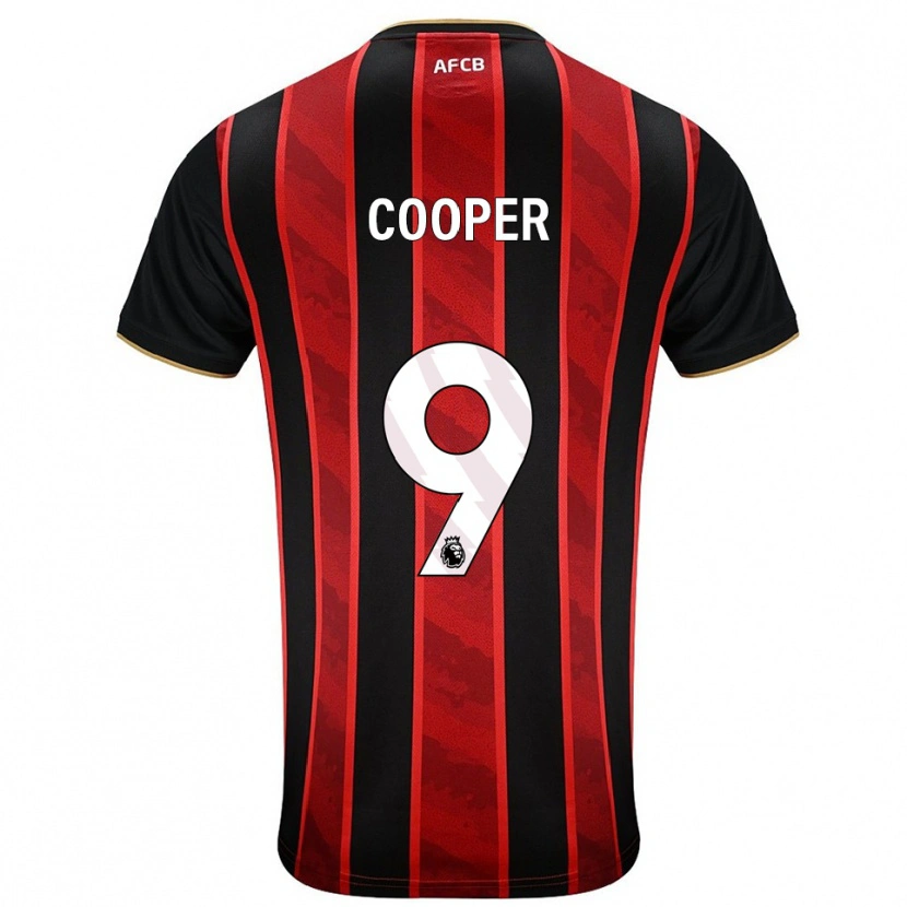 Danxen Kinder Lucy Cooper #9 Rot Schwarz Heimtrikot Trikot 2025/26 T-Shirt Österreich