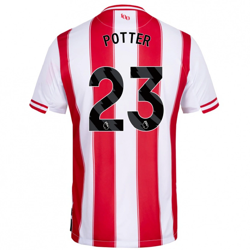 Danxen Kinder Lucy Potter #23 Rot Weiß Heimtrikot Trikot 2025/26 T-Shirt Österreich