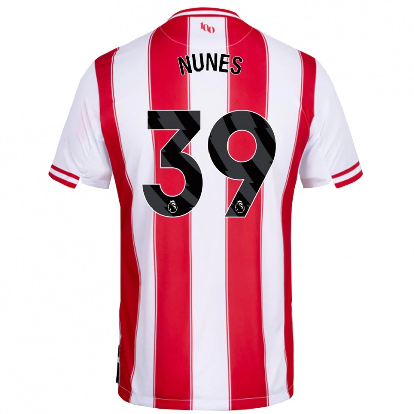 Danxen Kinder Gustavo Nunes #39 Rot Weiß Heimtrikot Trikot 2025/26 T-Shirt Österreich