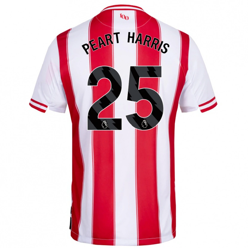 Danxen Kinder Myles Peart-Harris #25 Rot Weiß Heimtrikot Trikot 2025/26 T-Shirt Österreich