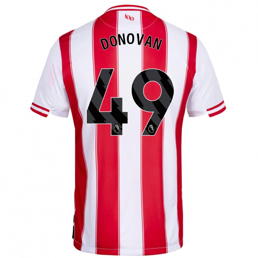 Danxen Kinder Romelle Donovan #49 Rot Weiß Heimtrikot Trikot 2025/26 T-Shirt Österreich